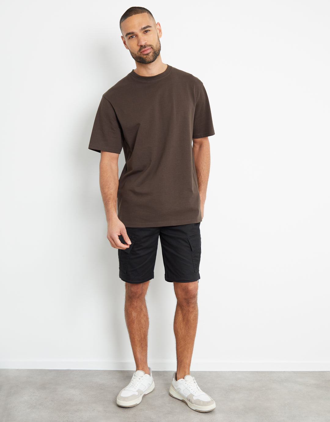 Dark Chocolate Brown Relaxed Fit T-Shirt