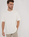 Men's Ecru Relaxed Fit Short Sleeve T-Shirt