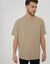 Stone Textured Relaxed Fit Short Sleeve T-Shirt