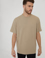 Stone Textured Relaxed Fit Short Sleeve T-Shirt