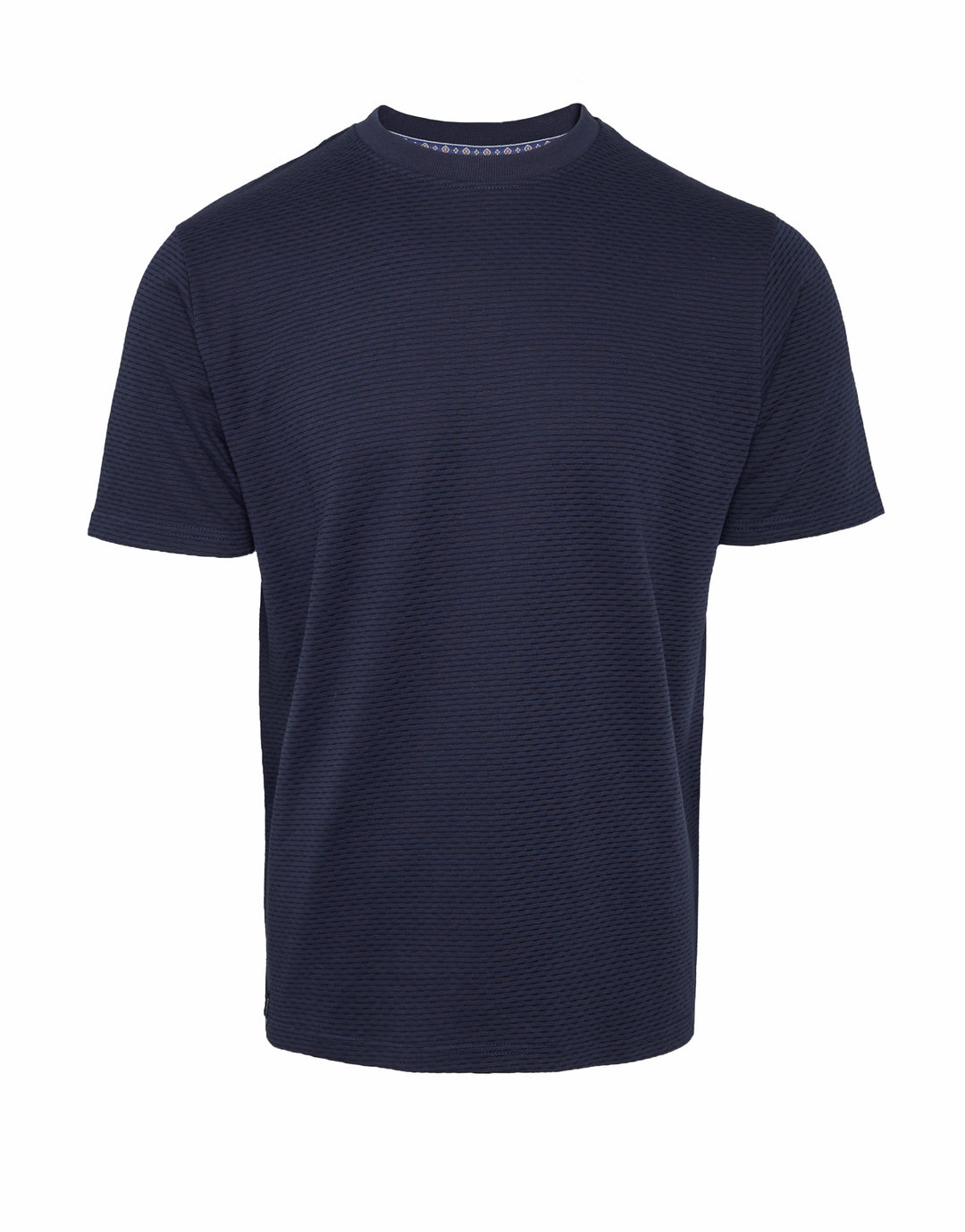 2 Pack Textured Short Sleeve T-Shirts in Blue