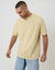 2 Pack Sage Green & Stone Relaxed Fit Cotton T-Shirts