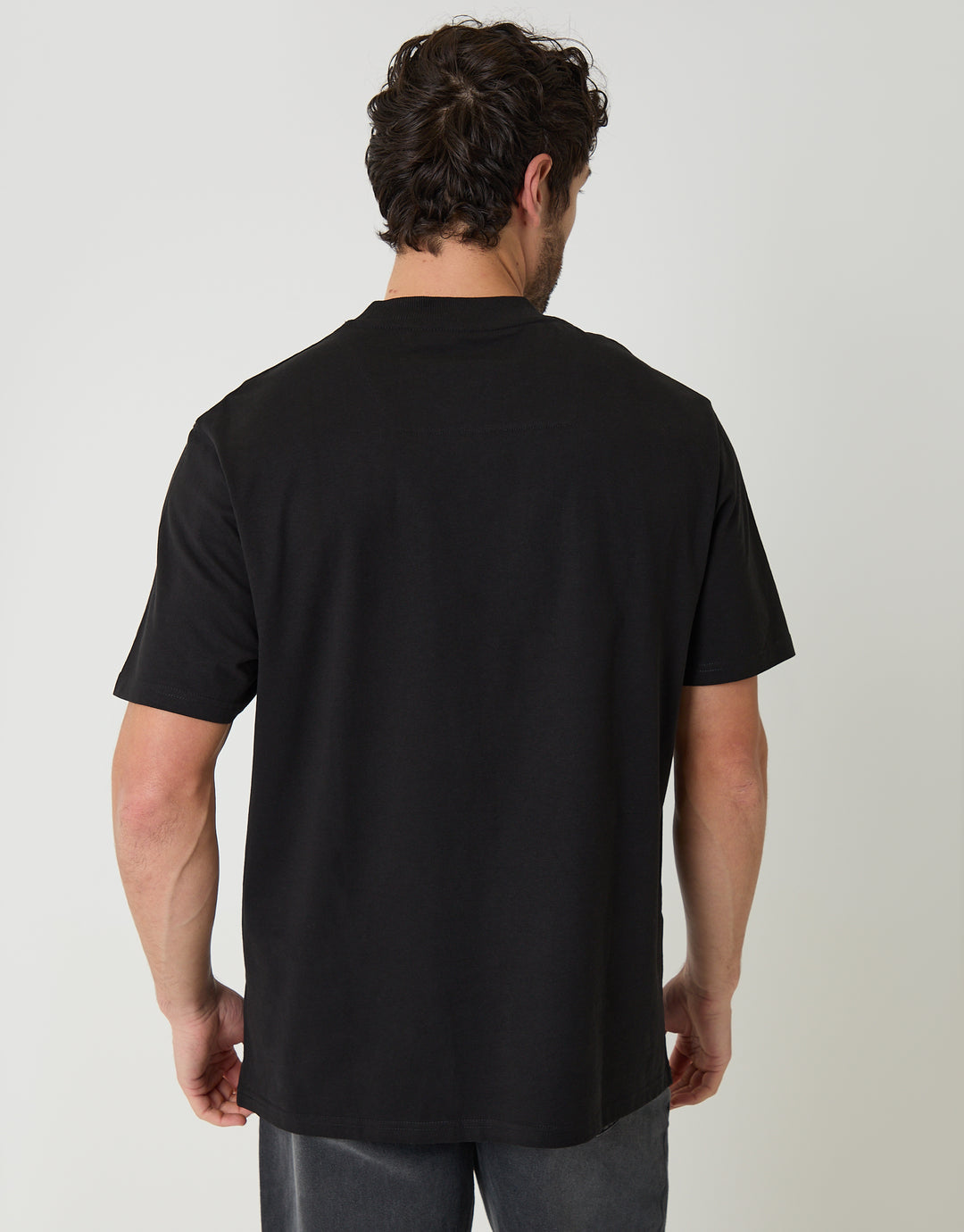 2 Pack Black & White Relaxed Fit Cotton T-Shirts