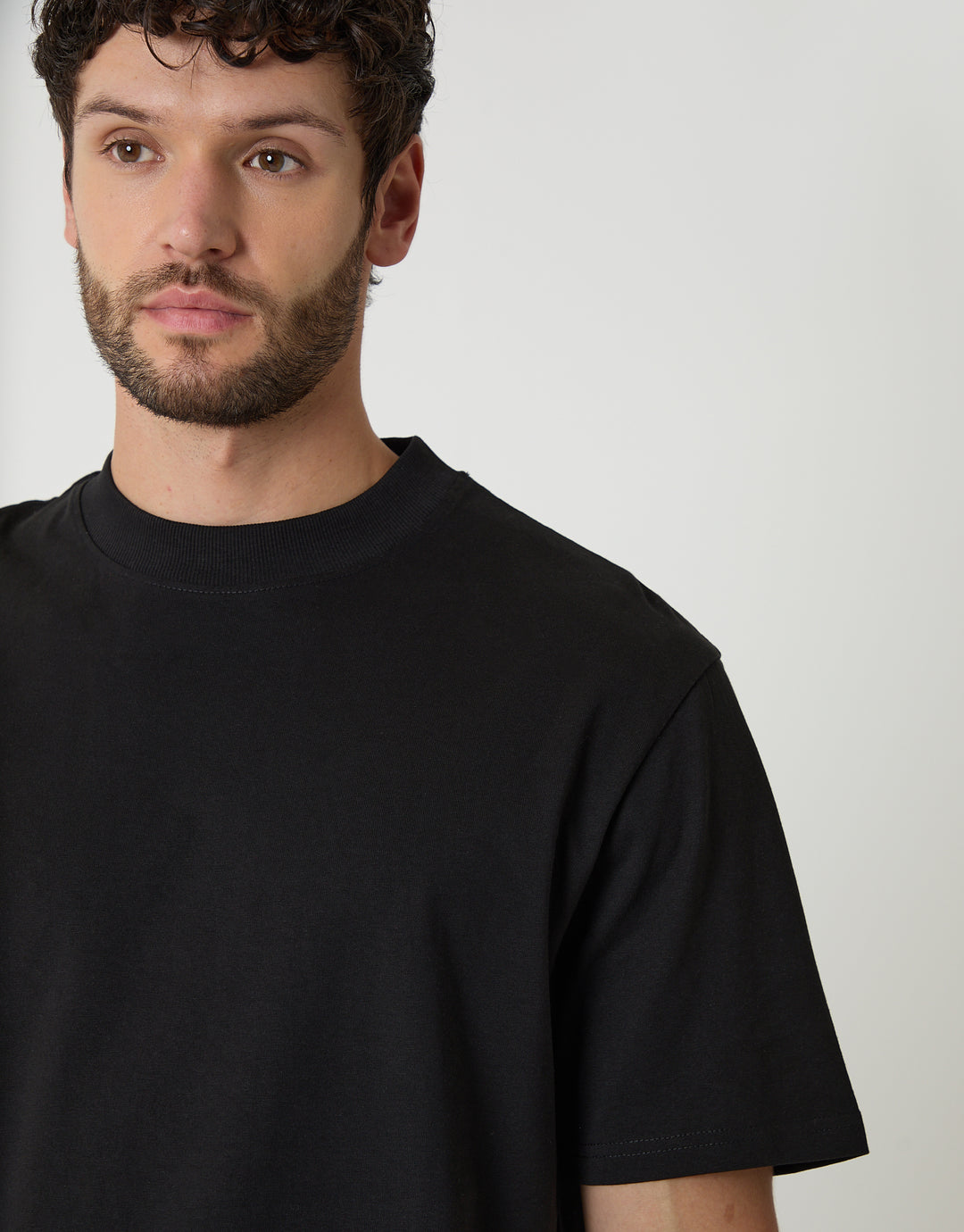 2 Pack Black & White Relaxed Fit Cotton T-Shirts