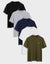 5 Pack Assorted Cotton Script T-Shirts