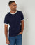 Navy Cotton Ringer T-Shirt