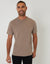 Stone Marl Peached Crew Neck T-Shirt