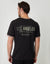Black California Graphic Cotton Ringer T-Shirt