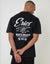 Relaxed Fit Skate Shack Peached Cotton T-Shirt in Black