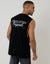 2 Pack Black & White Relaxed Fit Graphic Print Cotton Vests