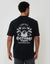 Relaxed Fit Inspire Peached Cotton T-Shirt in Black