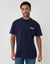 Oversized Field of Legends Cotton T-Shirt in Navy
