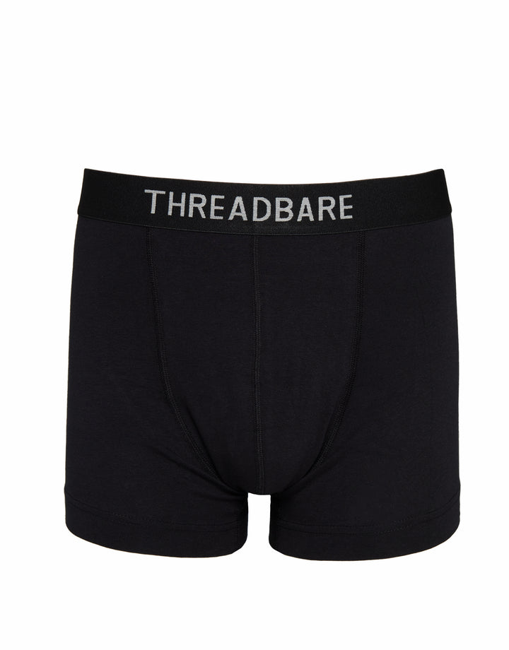 Black Hipster Boxer Shorts (10 Pack)