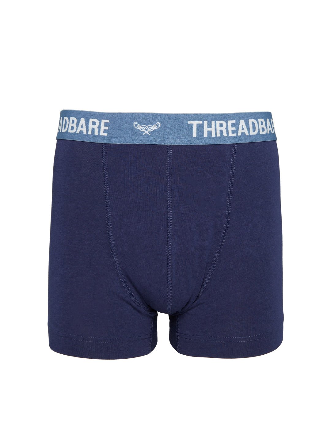 Blue Tonal Logo Hipster Boxer Shorts (3 Pack)