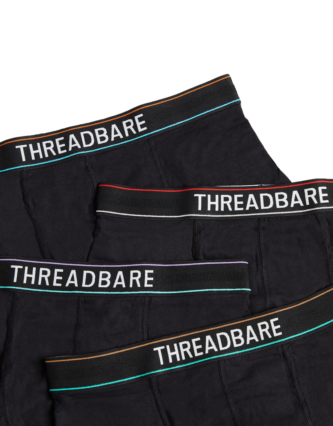 Black Hipster Fit Boxer Shorts (4 Pack)