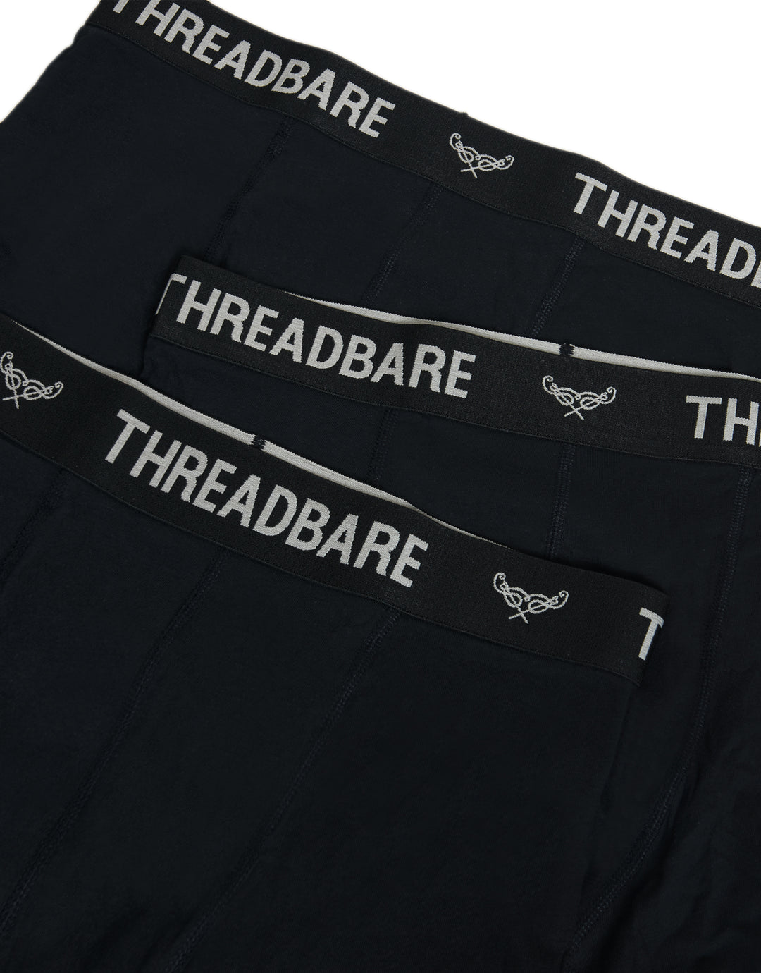 Black Hipster Fit Boxer Shorts (3 Pack)