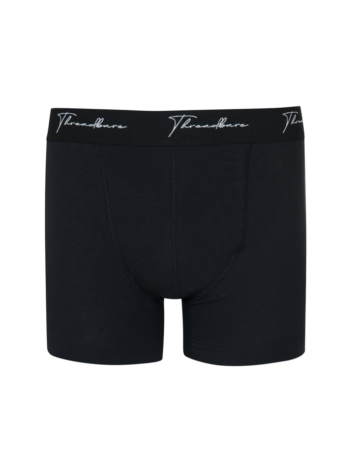 Dark Mix Hipster Fit Script Boxer Shorts (3 Pack)