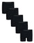 Black Hipster Fit Boxer Shorts (5 Pack)