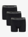 Black Hipster Fit Boxer Shorts (3 Pack)