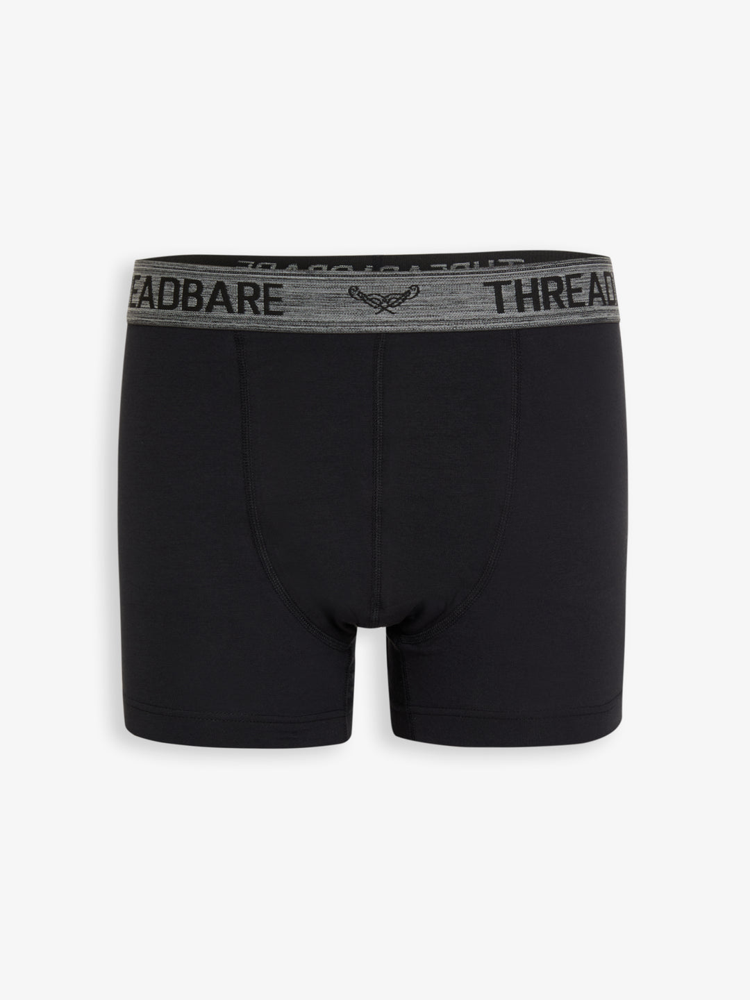 Black Hipster Fit Boxer Shorts (5 Pack)