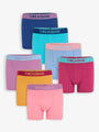 Multi Contrast Hipster Fit Boxer Shorts (7 Pack)