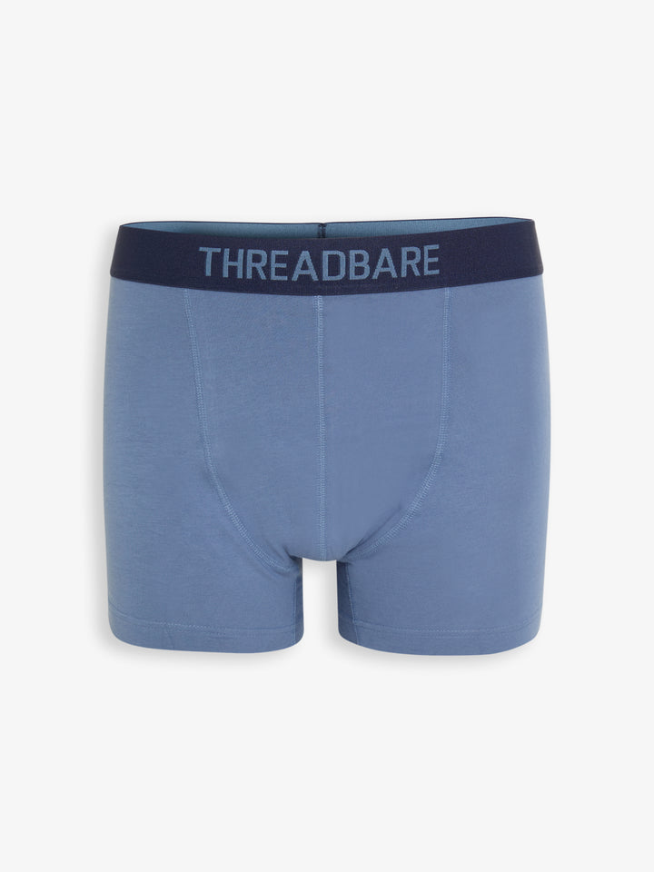 Blue Mix Assorted Printed Hipster Fit Boxer Shorts (5 Pack)