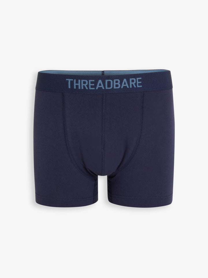 Blue Mix Assorted Printed Hipster Fit Boxer Shorts (5 Pack)