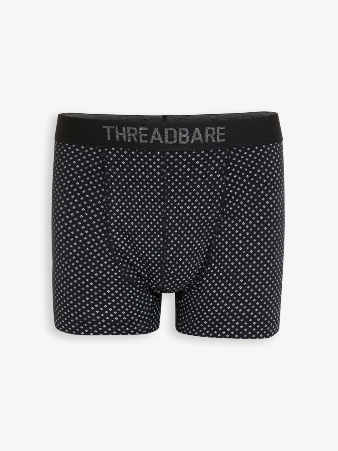 Black Printed Hipster Fit Boxer Shorts (5 Pack)