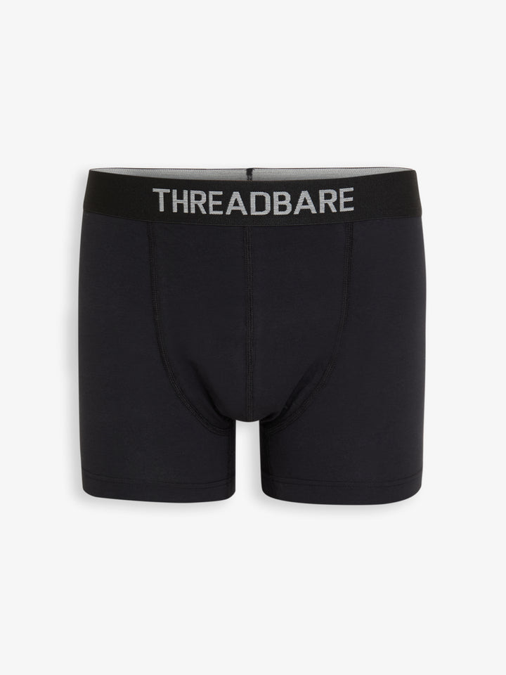 Black Printed Hipster Fit Boxer Shorts (5 Pack)