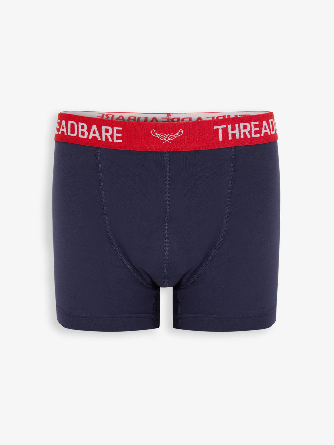 Navy Christmas Print Hipster Fit Boxer Shorts (3 Pack)