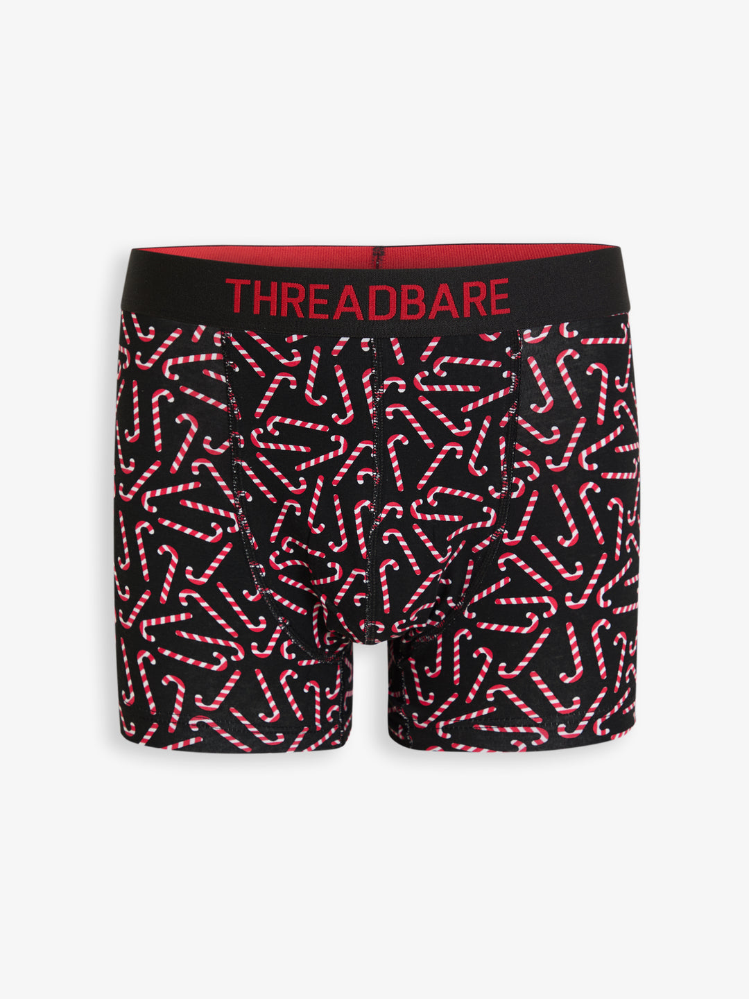 Black Christmas Print Hipster Fit Boxer Shorts (3 Pack)