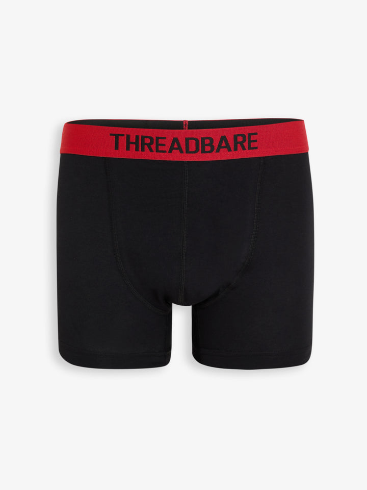 Black Christmas Print Hipster Fit Boxer Shorts (3 Pack)