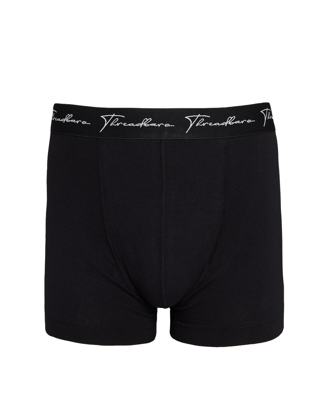 Black Hipster Fit Script Logo Boxer Shorts (4 Pack)