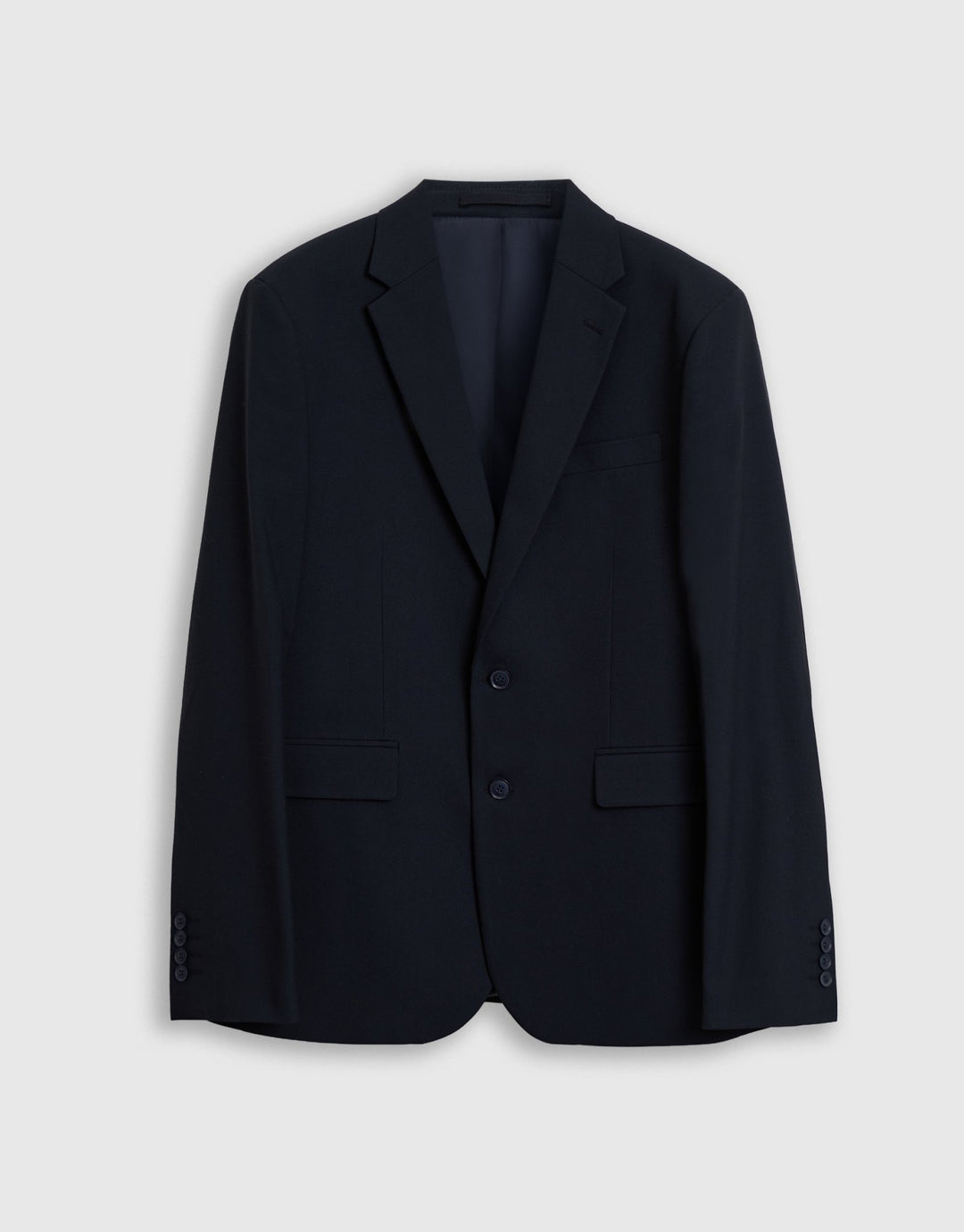 Tailored Fit Single Breasted Blazer in Navy