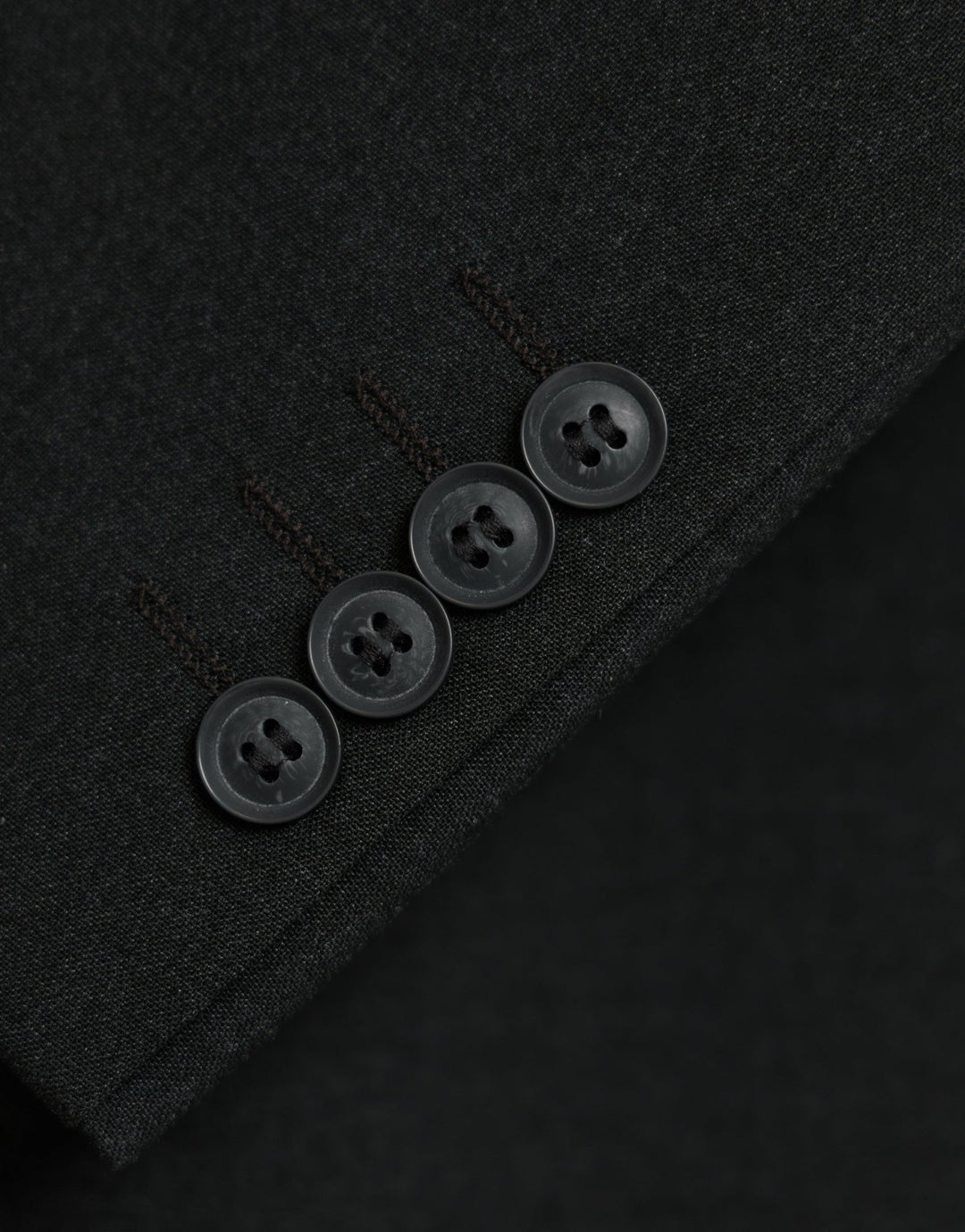 Tailored Fit Single Breasted Blazer in Charcoal