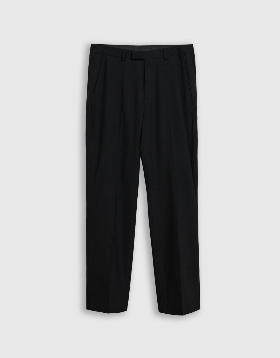 Tailored Fit Suit Trousers in Black