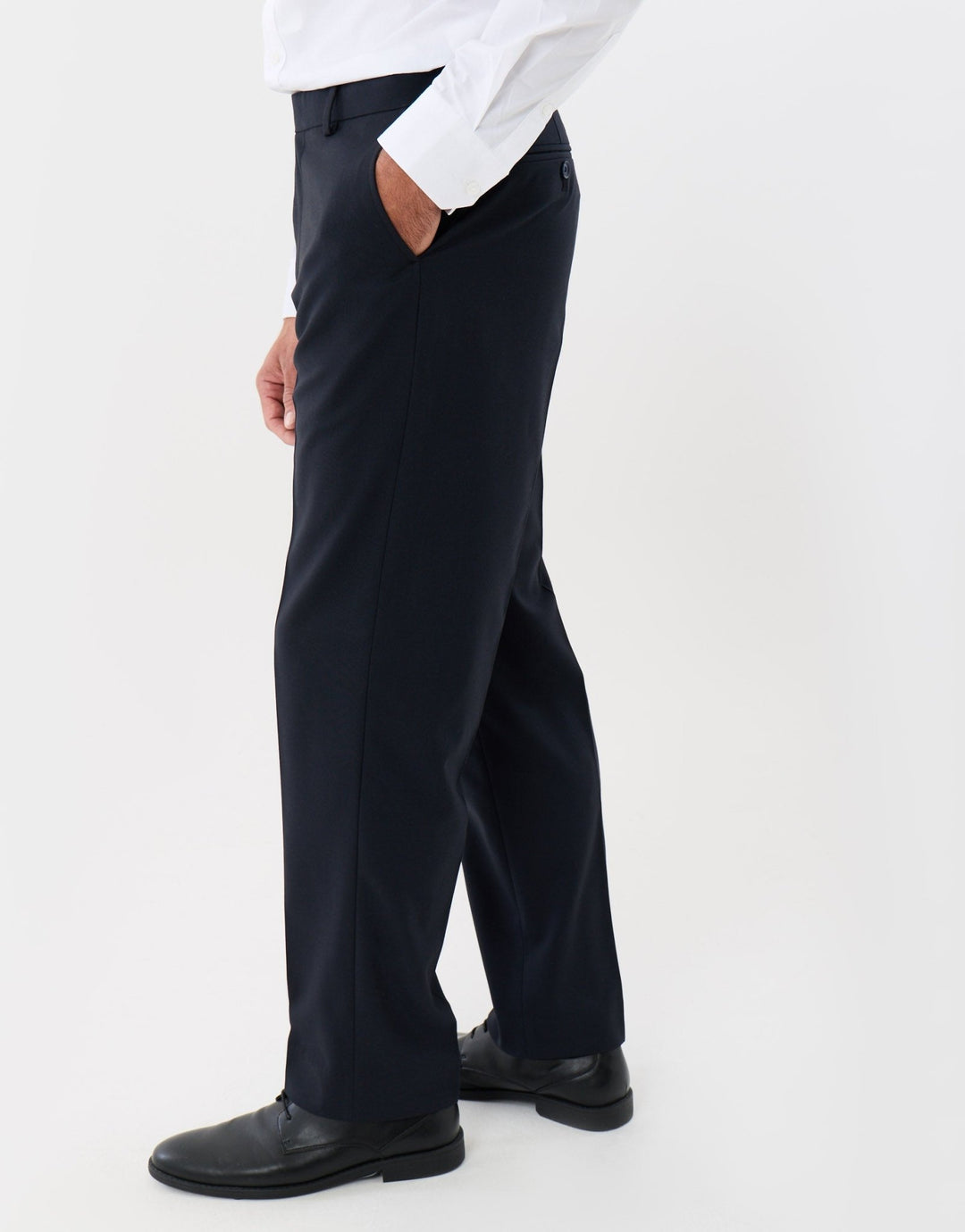 Tailored Fit Suit Trousers in Navy