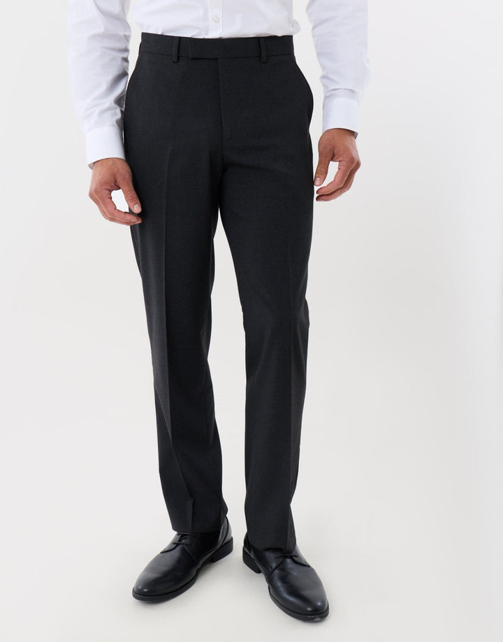 Tailored Fit Suit Trousers in Charcoal