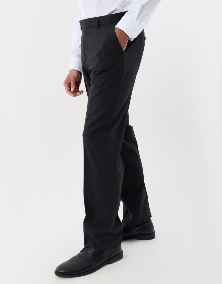 Tailored Fit Suit Trousers in Charcoal