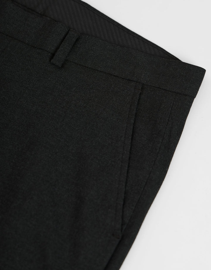 Tailored Fit Suit Trousers in Charcoal