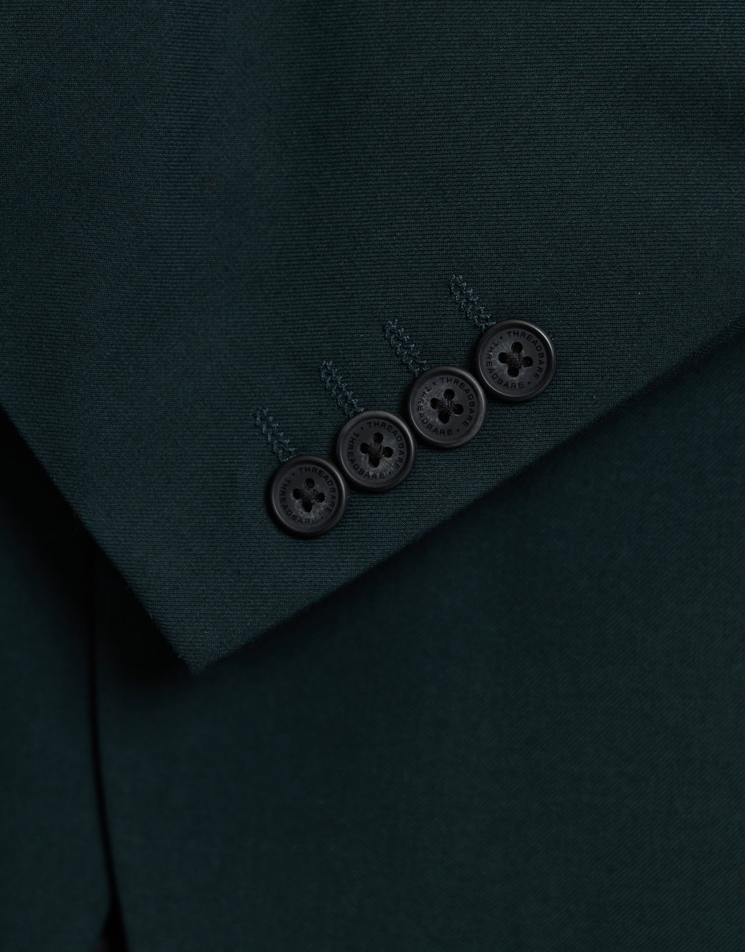 Tailored Fit Single Breasted Blazer in Dark Green
