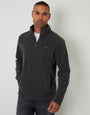 Slate Grey Quarter Zip Microfleece Sweatshirt