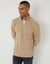Stone Quarter Zip Microfleece Sweatshirt
