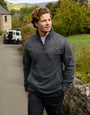 Charcoal Grey Onion Quilted Quarter Zip Fleece