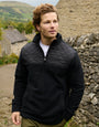 Black Onion Quilted Quarter Zip Fleece