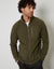 Khaki Green Technical Zip Up Fleece