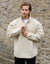 Stone Quarter Zip Borg Sweatshirt