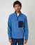 Cobalt Blue Microfleece Quarter Zip Sweatshirt
