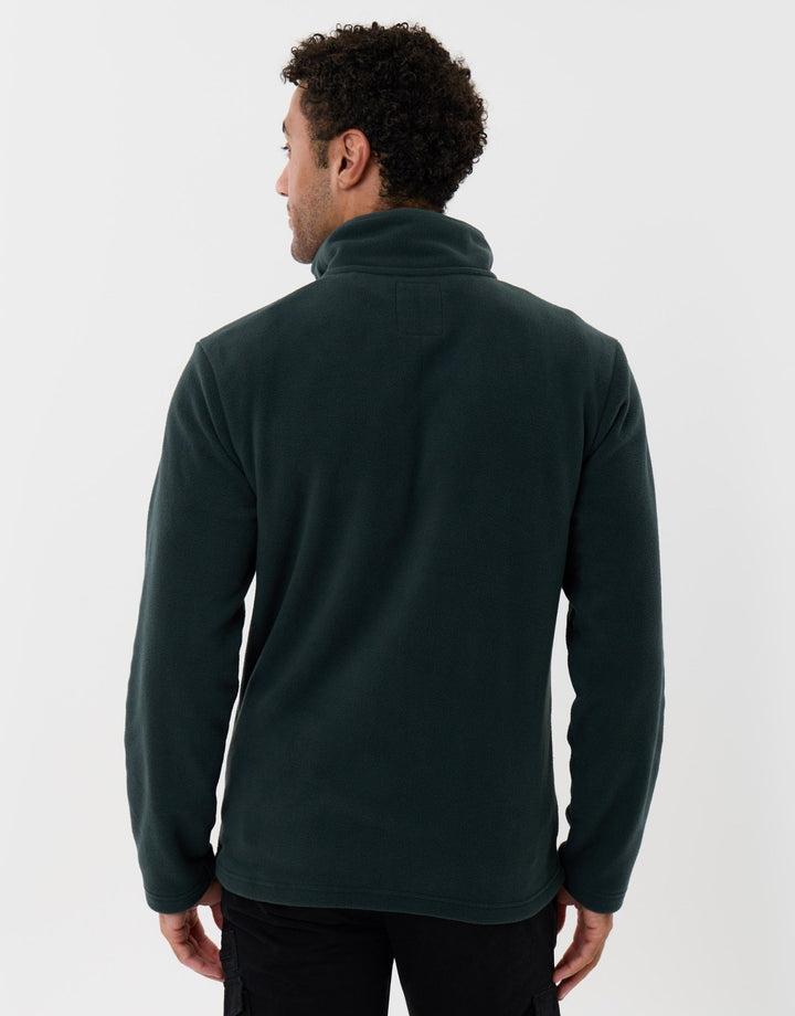 Quarter Zip Fitness Fleece in Dark Green