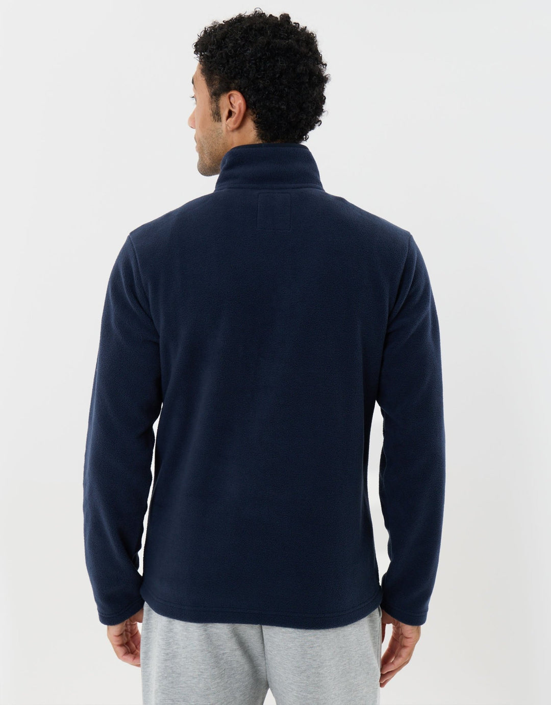 Quarter Zip Fitness Fleece in Navy